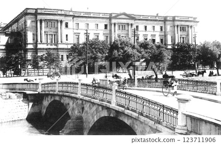 Old photo, 1918-1923, Bank of Japan Head Office, Nihonbashi, Tokyo Old photo, 1918-1923, Bank of Japan Head Office, Nihonbashi, Tokyo 123711906
