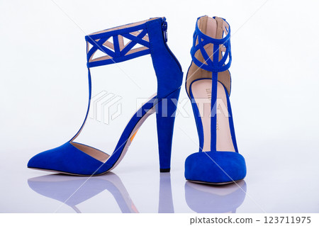 summer sandals on a background summer sandals on a background 123711975