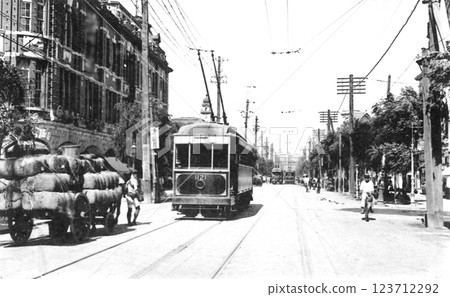 老照片,1918-1923,東京,銀座中央通,銀座四丁目附近 老照片,1918-1923,東京,銀座中央通,銀座四丁目附近 123712292