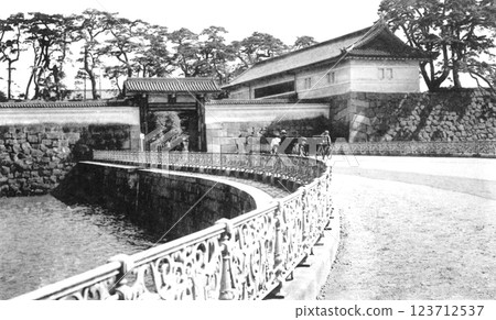 Old photo, 1918-1923, Tokyo, Imperial Palace Outer Gardens, Sakuradamon Gate Old photo, 1918-1923, Tokyo, Imperial Palace Outer Gardens, Sakuradamon Gate 123712537