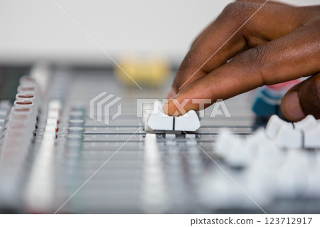 dj mixer console for sound mixer console 123712917