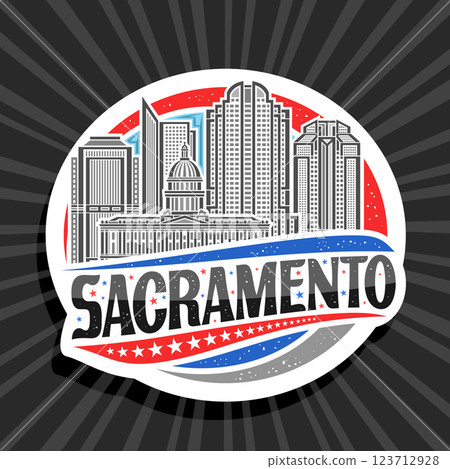 Vector logo for Sacramento 123712928