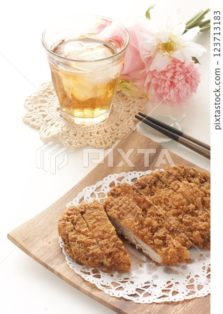 炸豬排 炸豬排 123713183