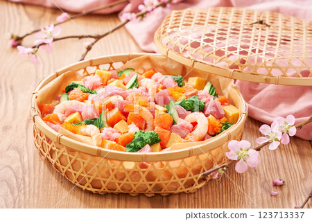 Spring Chirashi Sushi - For Girls' Festival and other celebrations 123713337