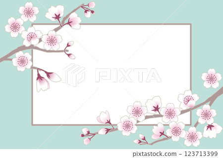 Cherry Blossom Frame 6 Cherry Blossom Frame 6 123713399