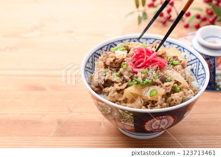 牛肉飯圖片 123713461