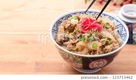 牛肉飯圖片 123713462