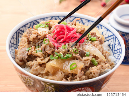 牛肉飯圖片 123713464