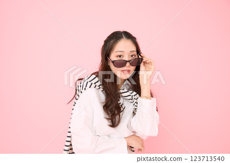 Spring fashion portrait Spring fashion portrait 123713540