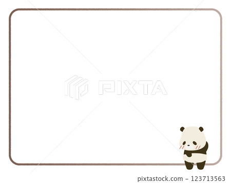 閃亮熊貓相框 閃亮熊貓相框 123713563