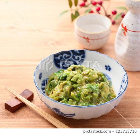 早春料:醋味噌醬拌款冬芽 早春料:醋味噌醬拌款冬芽 123713716