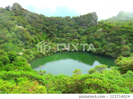 Ofuneyama Miike in summer (Kuju mountain range, Taketa City) Ofuneyama Miike in summer (Kuju mountain range, Taketa City) 123714024
