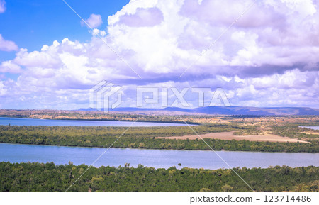 Mombasa Nairobi Standard Gauge Railway, completed in 2017, was built as the first phase of the Kenya Standard Gauge Railway. It is a standard gauge railway in Kenya that connects the large Indian Ocea 123714486