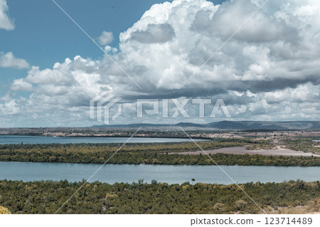 Mombasa Nairobi Standard Gauge Railway, completed in 2017, was built as the first phase of the Kenya Standard Gauge Railway. It is a standard gauge railway in Kenya that connects the large Indian Ocea 123714489