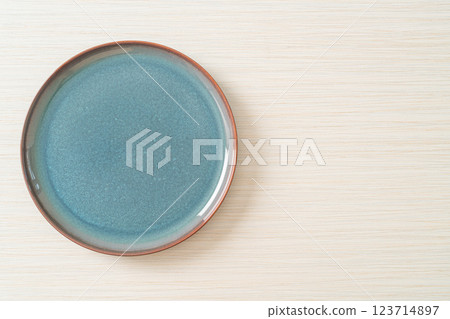beautiful and vintage  ceramic plate 123714897
