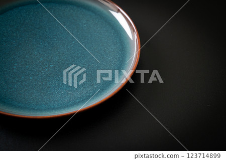 beautiful and vintage  ceramic plate 123714899