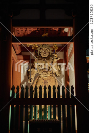 Tamonten at the Chumon Gate of Mount Koya Tamonten at the Chumon Gate of Mount Koya 123715026