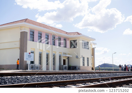 Mombasa Nairobi Standard Gauge Railway, completed in 2017, was built as the first phase of the Kenya Standard Gauge Railway. It is a standard gauge railway in Kenya that connects the large Indian Ocea 123715202