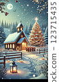 Christmas illustration 123715435