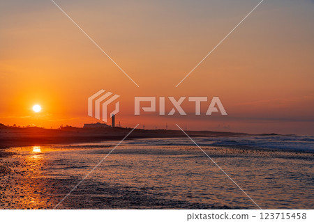 [Shizuoka Prefecture] Nakatajima Sand Dunes, Sunrise 123715458