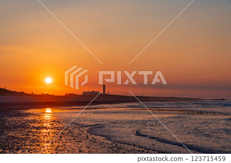 [Shizuoka Prefecture] Nakatajima Sand Dunes, Sunrise 123715459