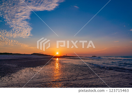[Shizuoka Prefecture] Nakatajima Sand Dunes, Sunrise 123715463