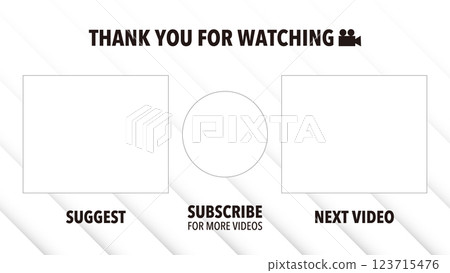 感謝您的觀看。結束材料,佈局05 感謝您的觀看。結束材料,佈局05 123715476