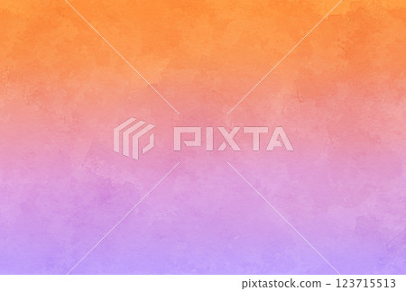 Orange and purple gradient watercolor background texture material Orange and purple gradient watercolor background texture material 123715513