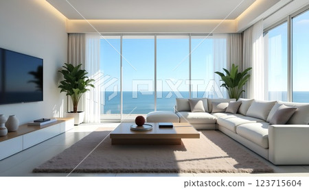 時尚的會議室/休息室 時尚的會議室/休息室 123715604