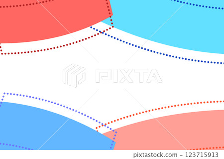 抽象的簡單背景紅色和藍色 123715913
