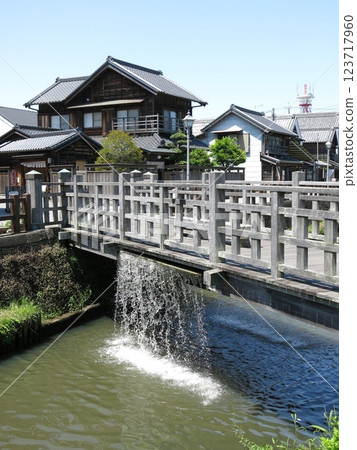 賈賈橋是香取市佐原市小野川上的一座雕塑橋 123717960