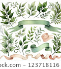 Leaf Ribbon 123718116