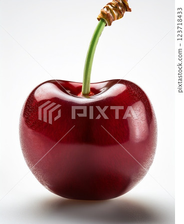 Fresh cherries arranged alone Fresh cherries arranged alone 123718433