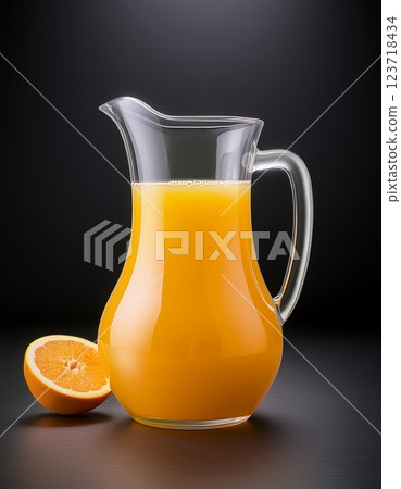 A pitcher of delicious orange juice A pitcher of delicious orange juice 123718434