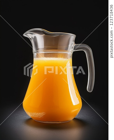 A pitcher of delicious orange juice A pitcher of delicious orange juice 123718436