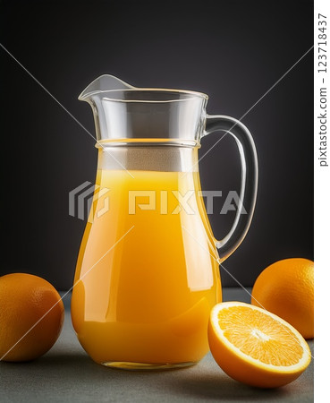 一壺美味的柳橙汁 一壺美味的柳橙汁 123718437