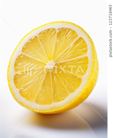 新鮮切好的檸檬自行擺放 新鮮切好的檸檬自行擺放 123718465