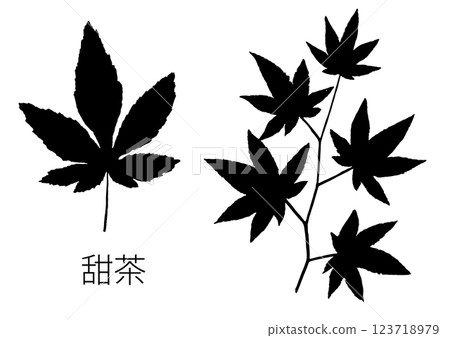 Sweet tea silhouette illustration 123718979