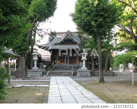 Yasaka Shrine in Sawara, Katori City 123719722