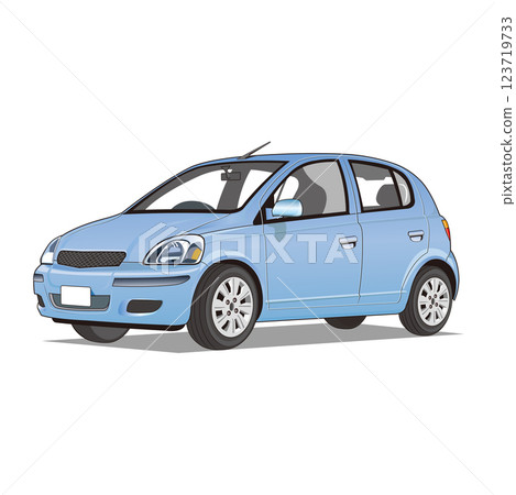 緊湊型車插圖 緊湊型車插圖 123719733