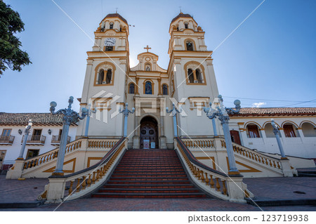 Church Iglesia de guascas, Guasca, Cundinamarca department, Colombia. 123719938