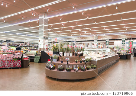 February: Shopping at supermarkets, rising prices put pressure on household budgets 123719966