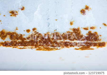 因老化而生鏽的鐵 123719975