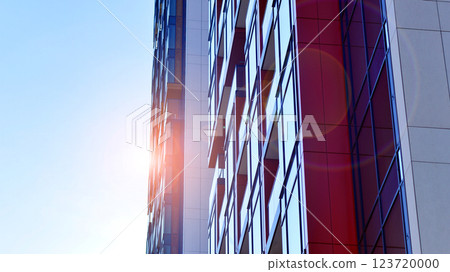 Modern and new apartment building. Multistoried modern, new and stylish living block of flats. Modern and new apartment building. Multistoried modern, new and stylish living block of flats. 123720000