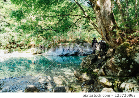 <長野> 阿寺溪谷、狸淵 <長野> 阿寺溪谷、狸淵 123720962