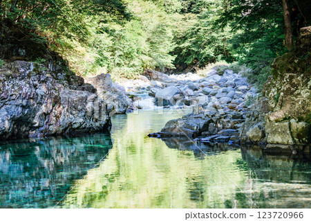 ＜長野＞ 阿寺溪谷、狸淵 123720966