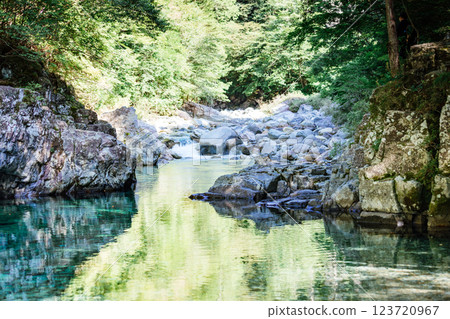 <長野> 阿寺溪谷、狸淵 <長野> 阿寺溪谷、狸淵 123720967