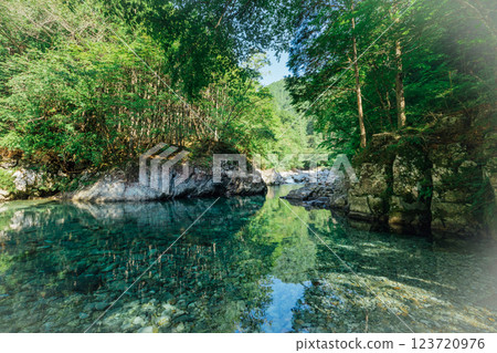 ＜長野＞ 阿寺溪谷、狸淵 123720976