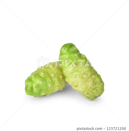 Noni fruit isolated on white background 123721208