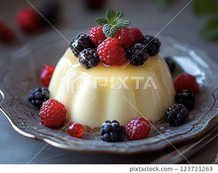 漿果布丁 AI 影像 123721263